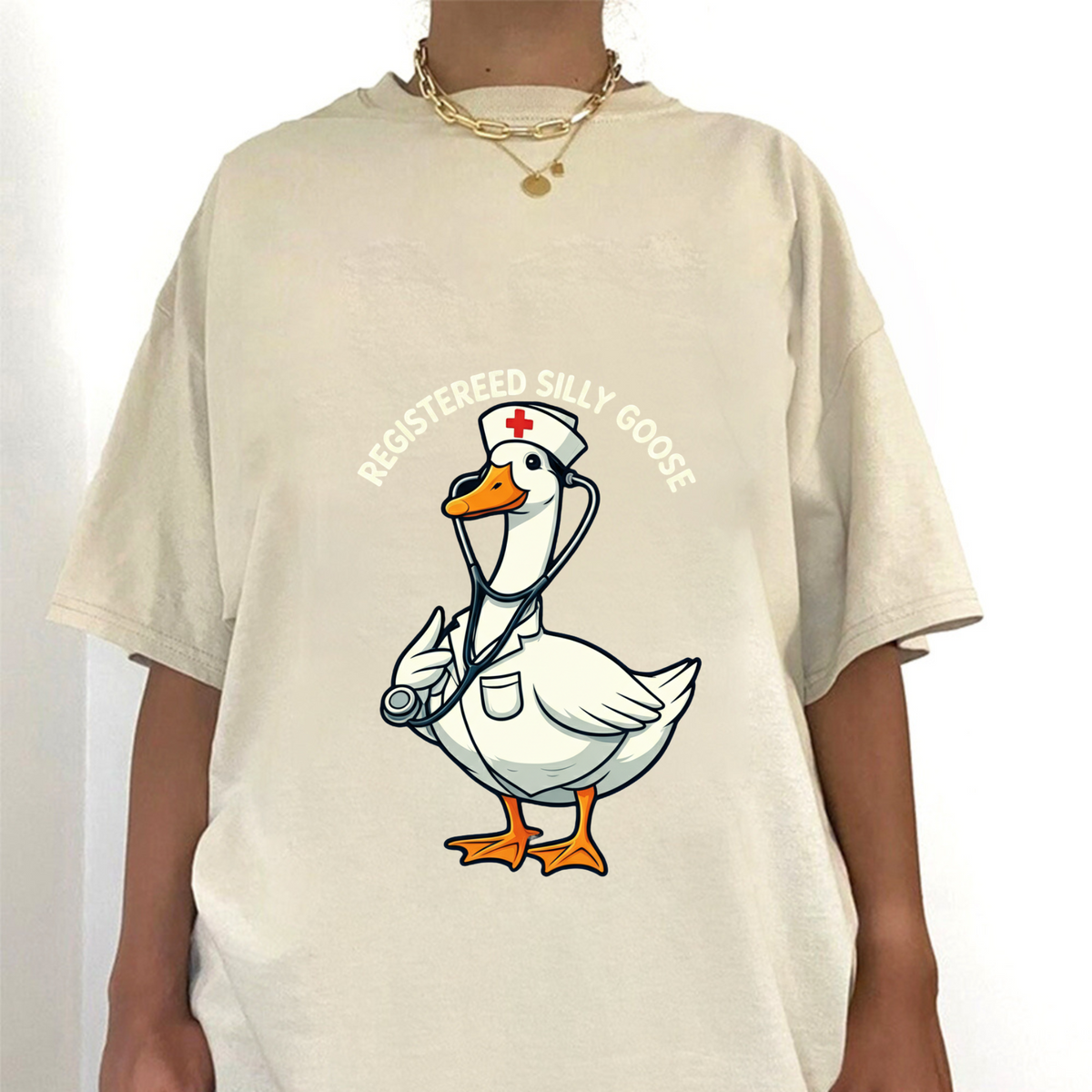 Funny Nurse Goose T-Shirt